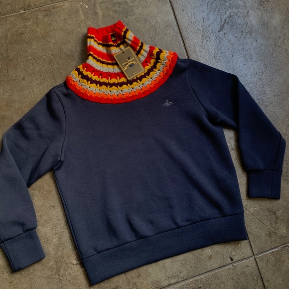 Vivienne Westwood Joan Exclusive A/W 310$ Brand New Sweater W/ Crotchet Neck
